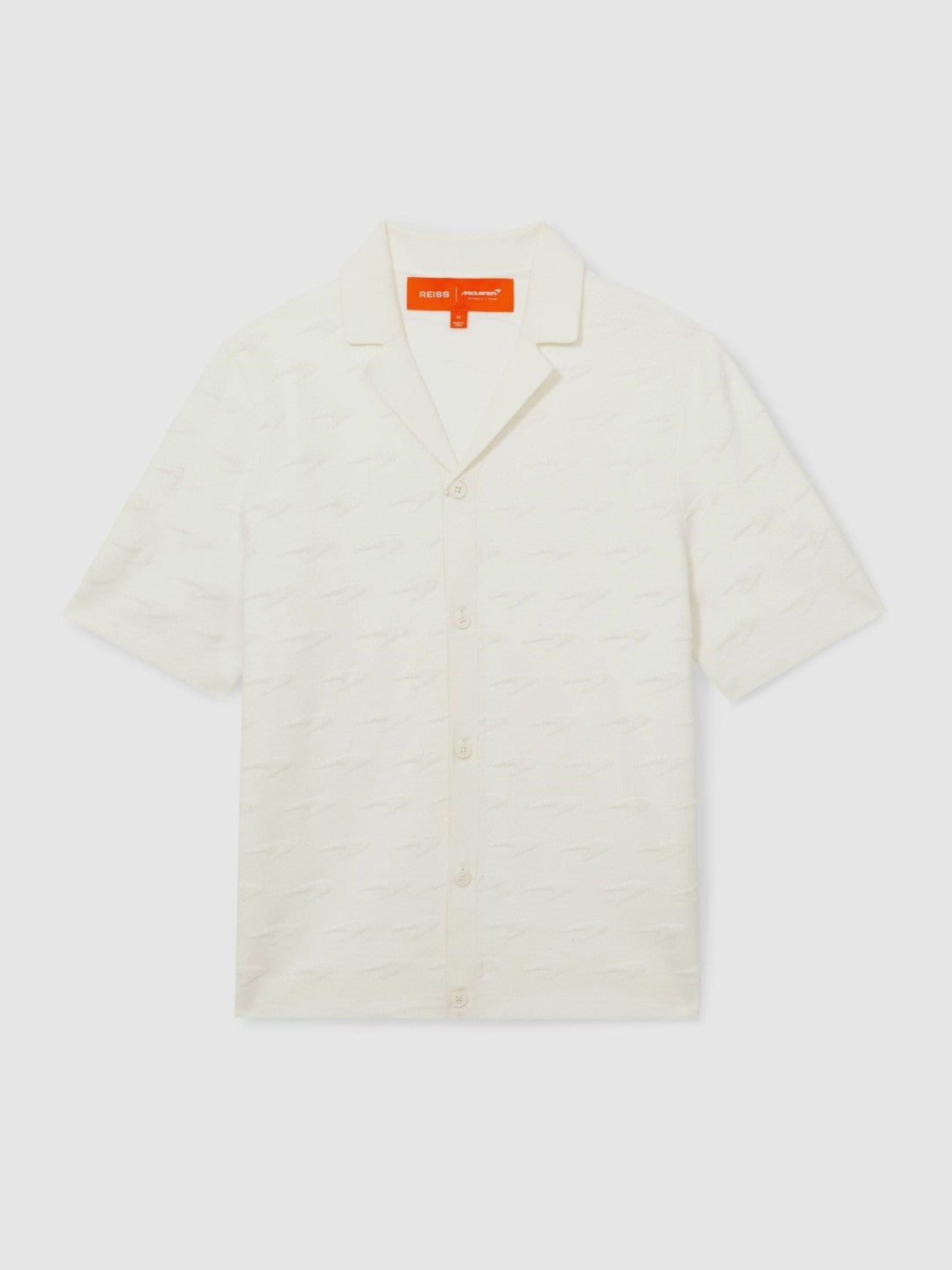 Men McLaren F1 Team Speedmark Knit Shirt in White