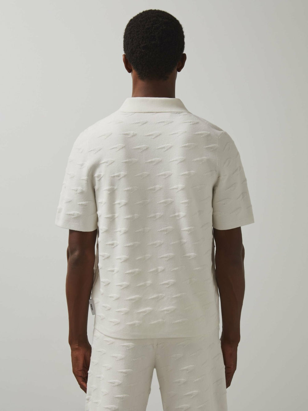 Men McLaren F1 Team Speedmark Knit Shirt in White