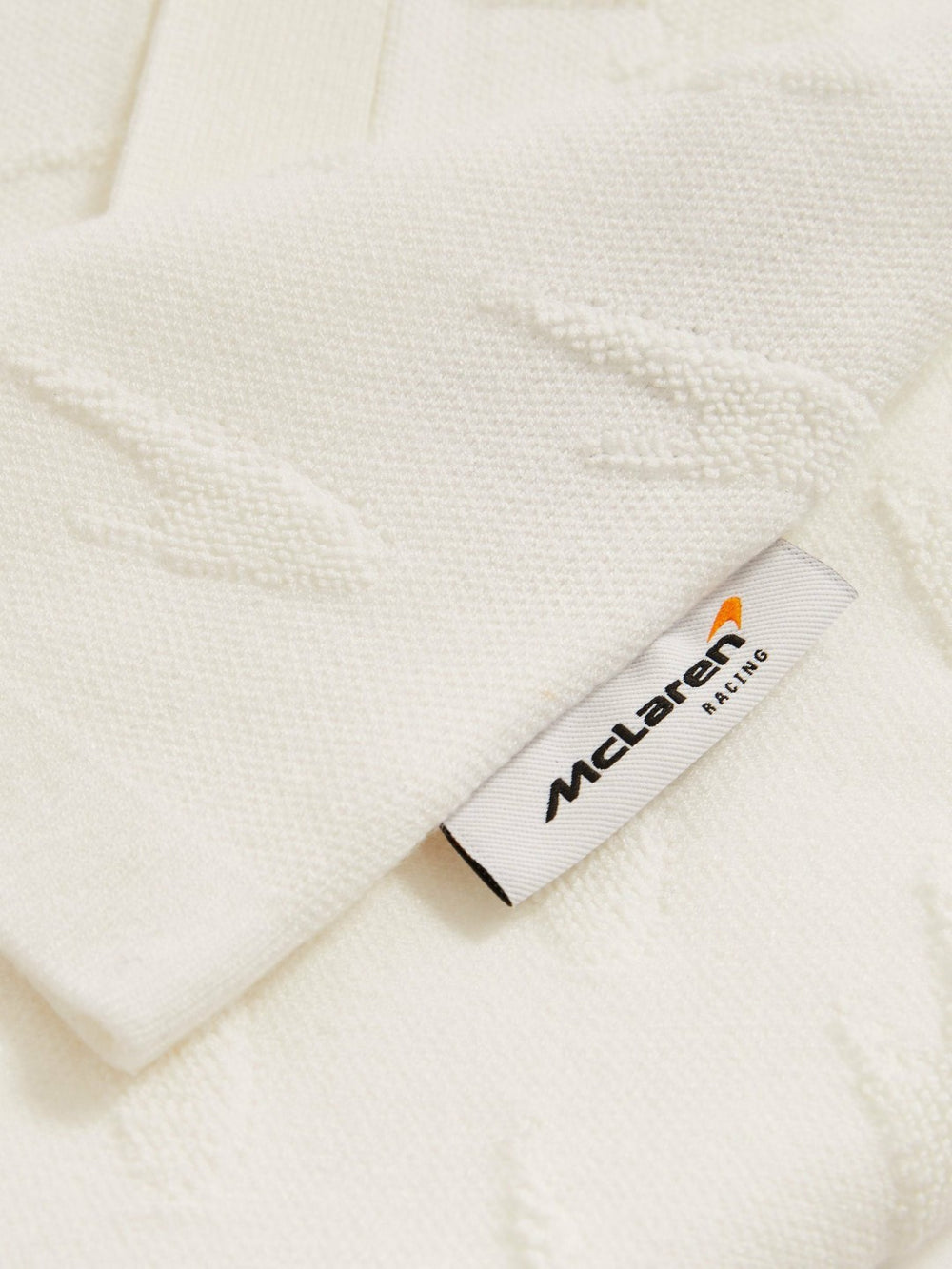 Men McLaren F1 Team Speedmark Knit Shirt in White