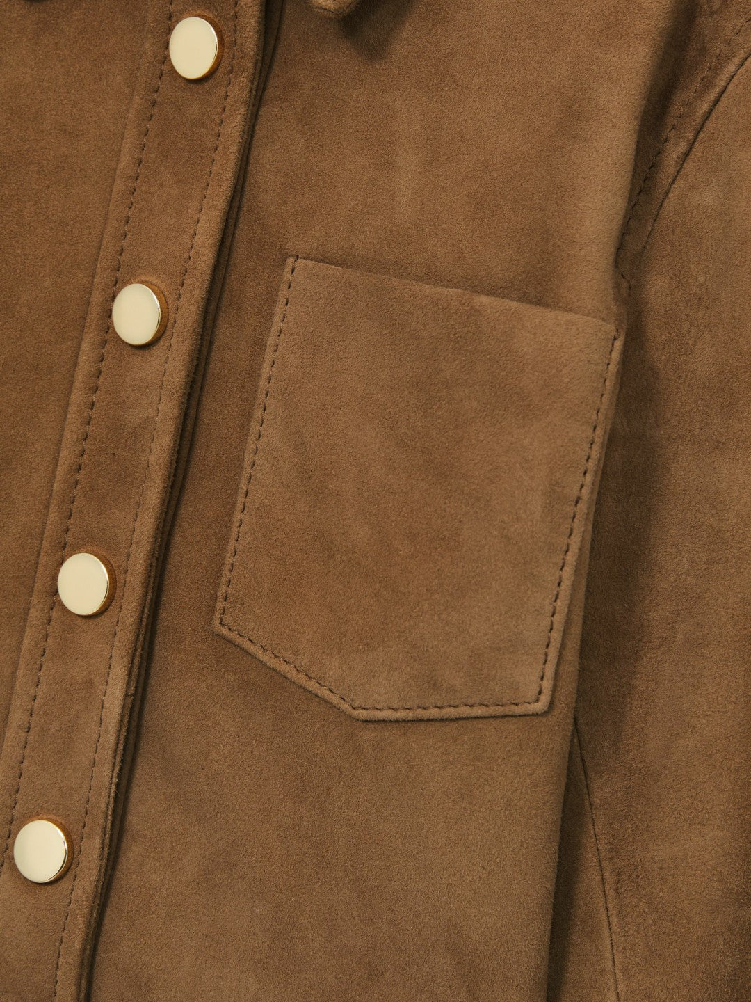 Children & Baby 4-9 yrs Suede Cropped Jacket in Tan