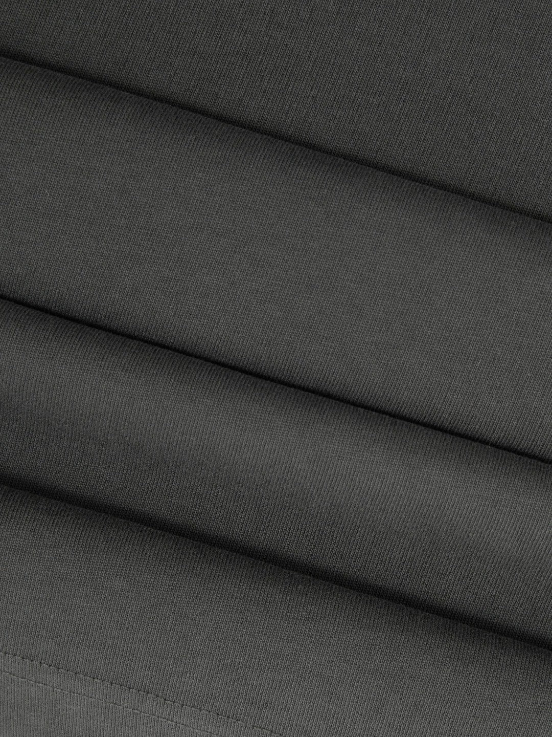 Men Cotton Garment-Dyed Oversized T-Shirt in Washed Black