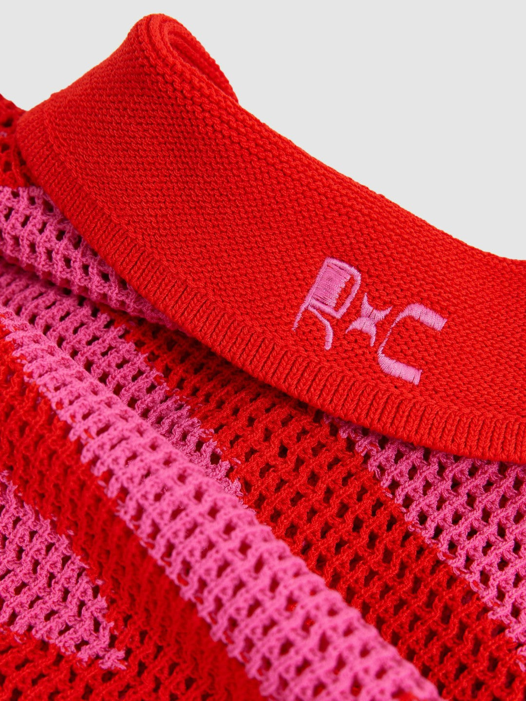 Men | Ché Wave Crochet Shirt in Pink