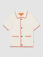 Children & Baby 3-9 yrs McLaren F1 Team Crochet Shirt in Off White/Orange