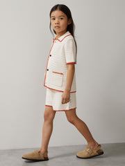 Children & Baby 3-9 yrs McLaren F1 Team Crochet Shirt in Off White/Orange