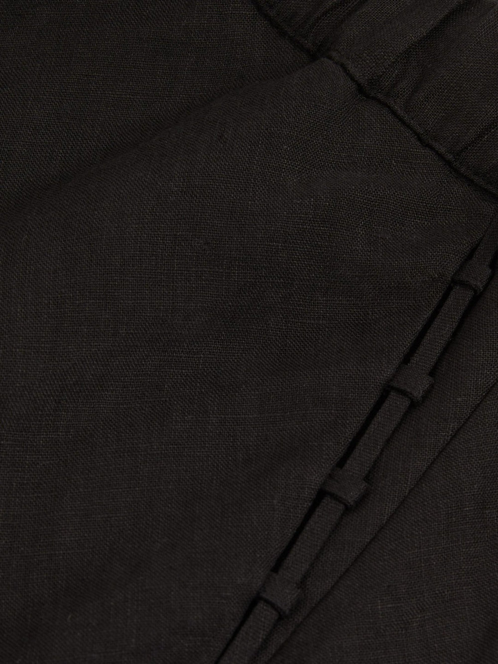Women Slip Midi Skirt in Black