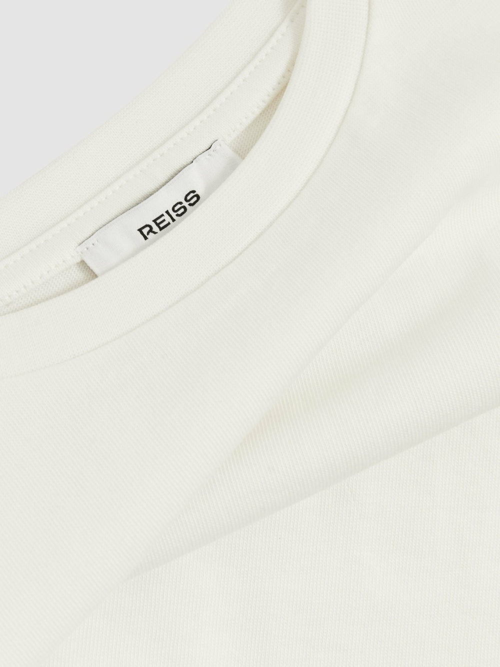 Children & Baby 9-13 yrs Oversize Cotton Cropped T-Shirt in Ivory
