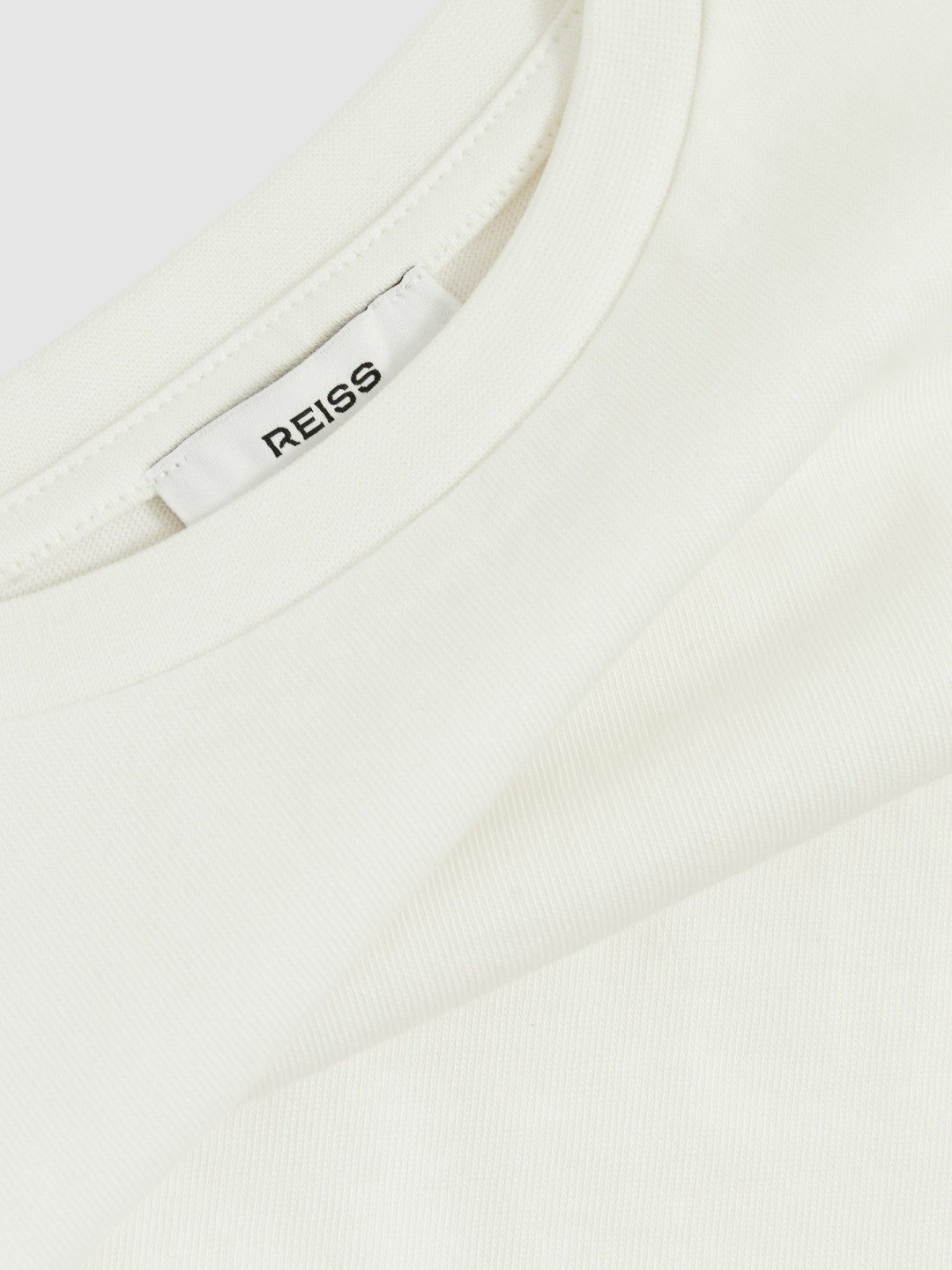 Children & Baby 4-9 yrs Oversize Cotton Cropped T-Shirt in Ivory