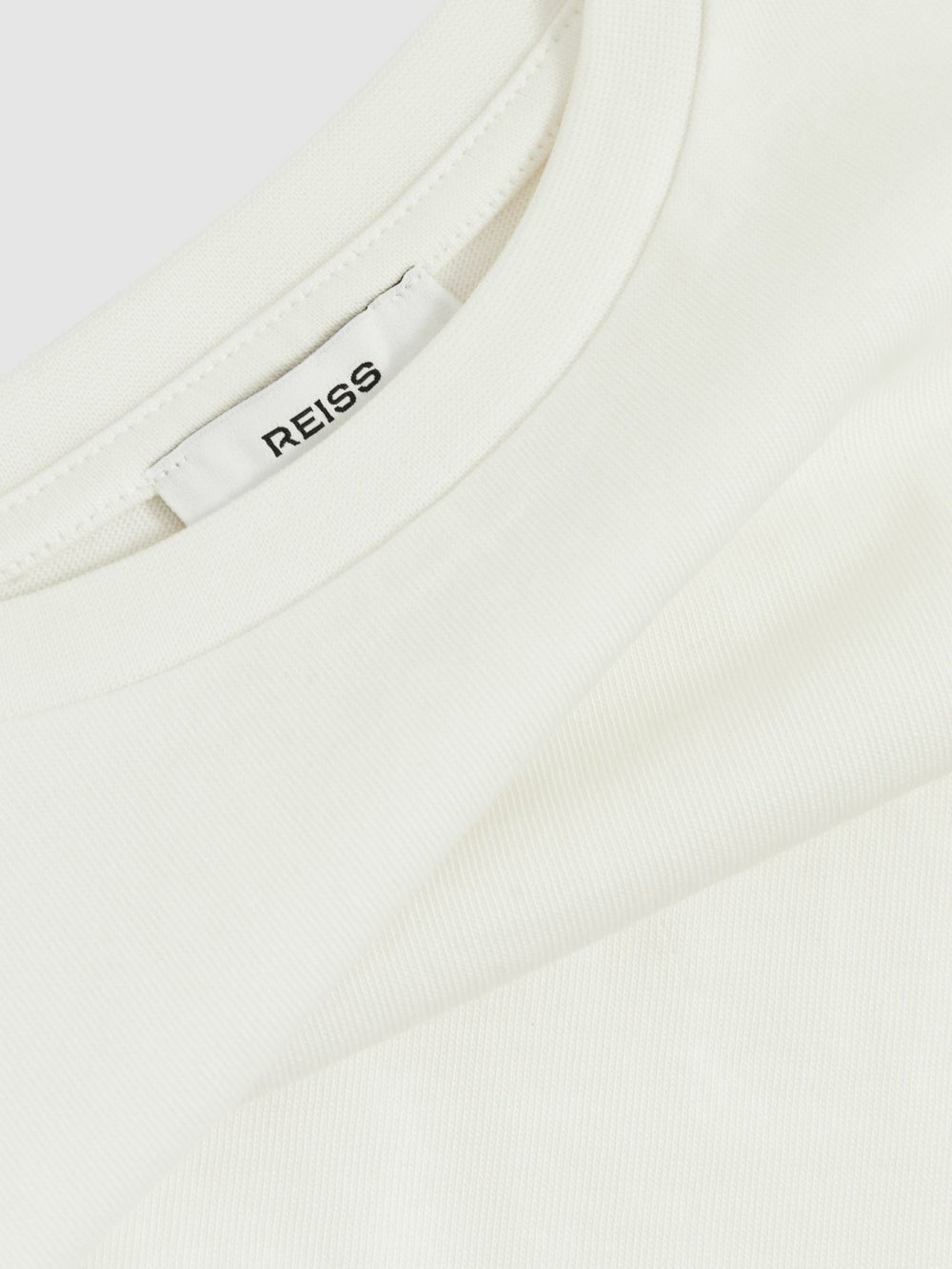 Children & Baby 4-9 yrs Oversize Cotton Cropped T-Shirt in Ivory