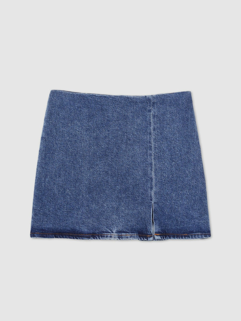 Women Denim Mini Skirt in Indigo Blue