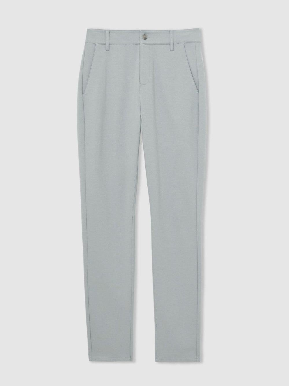 Men Paige Slim-Fit Stretch Trousers in Moon Shadow Blue