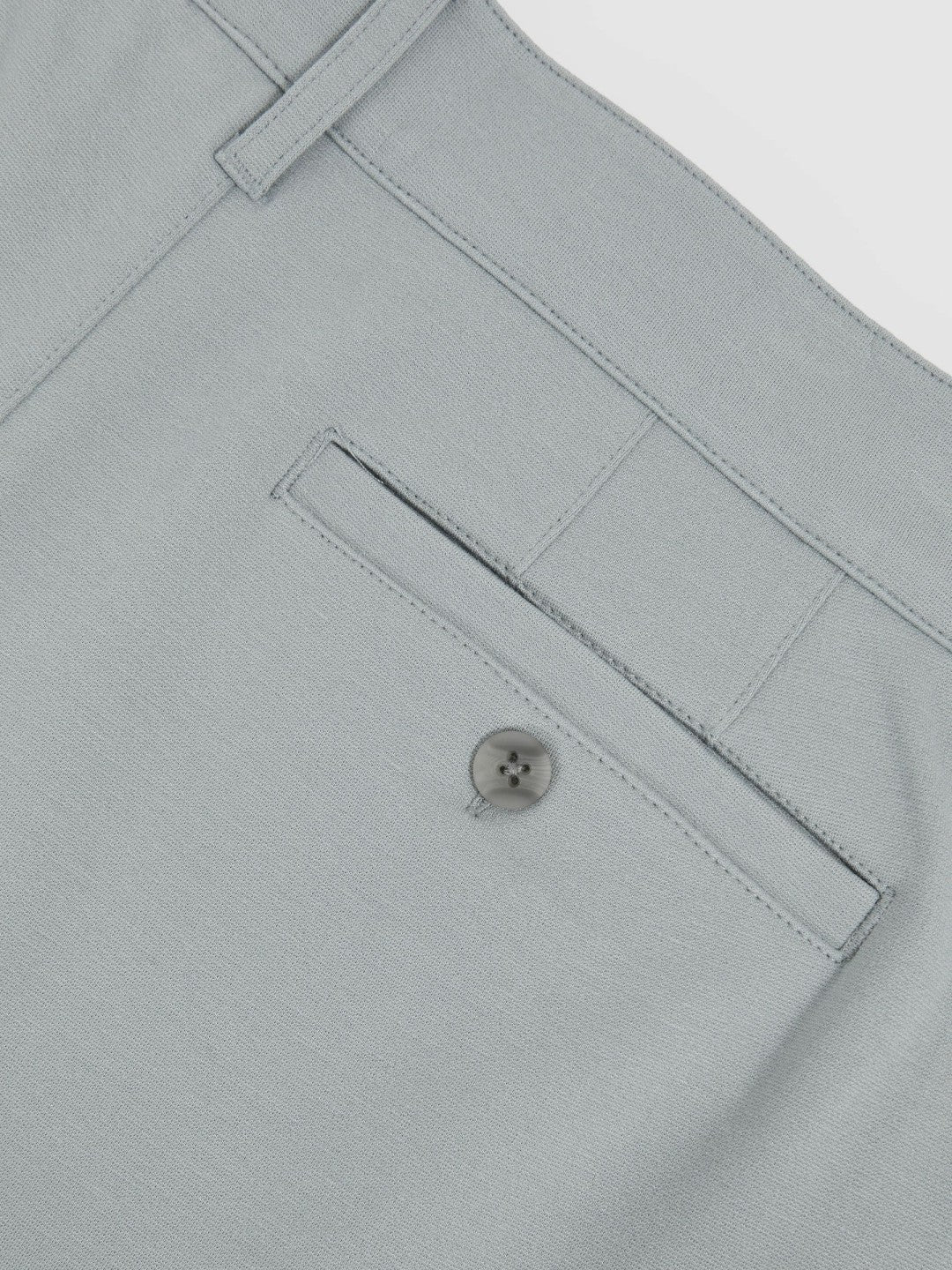 Men Paige Slim-Fit Stretch Trousers in Moon Shadow Blue