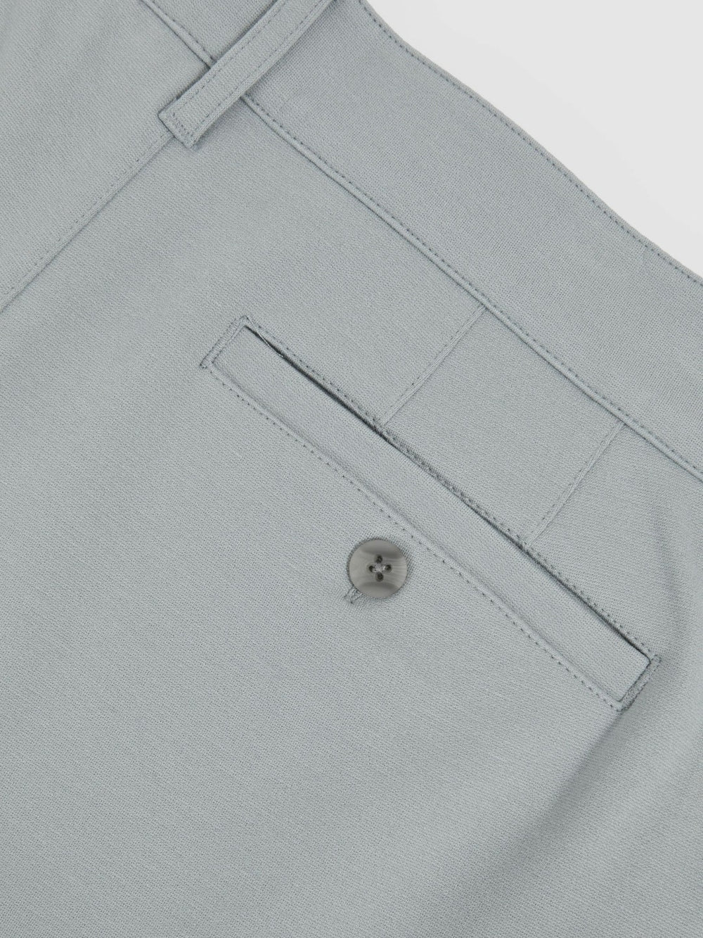 Men Paige Slim-Fit Stretch Trousers in Moon Shadow Blue