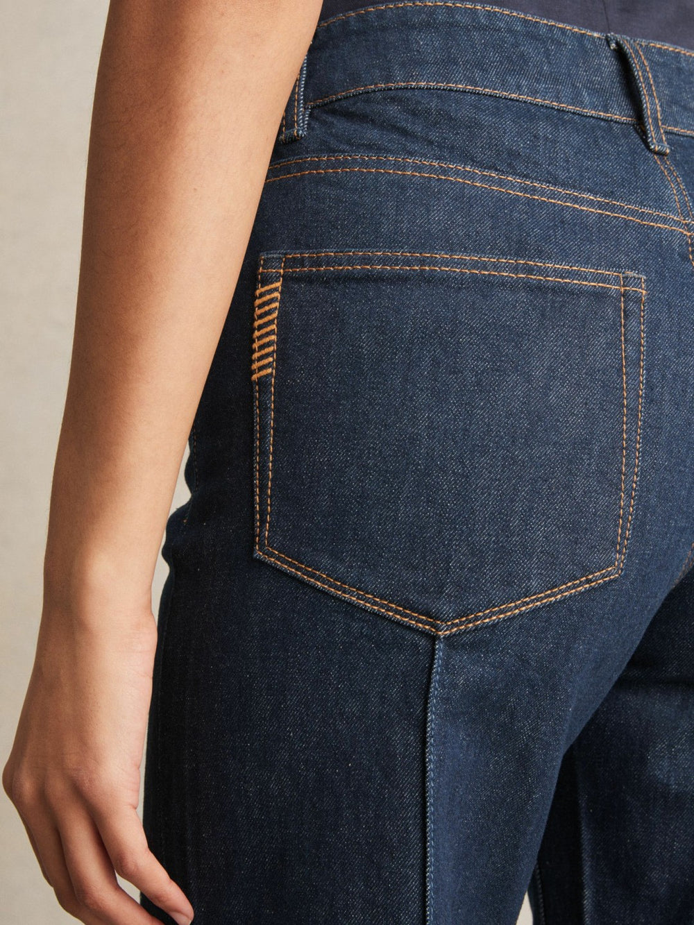 Women Paige Wide Leg Pintuck Jeans in Anais Blue