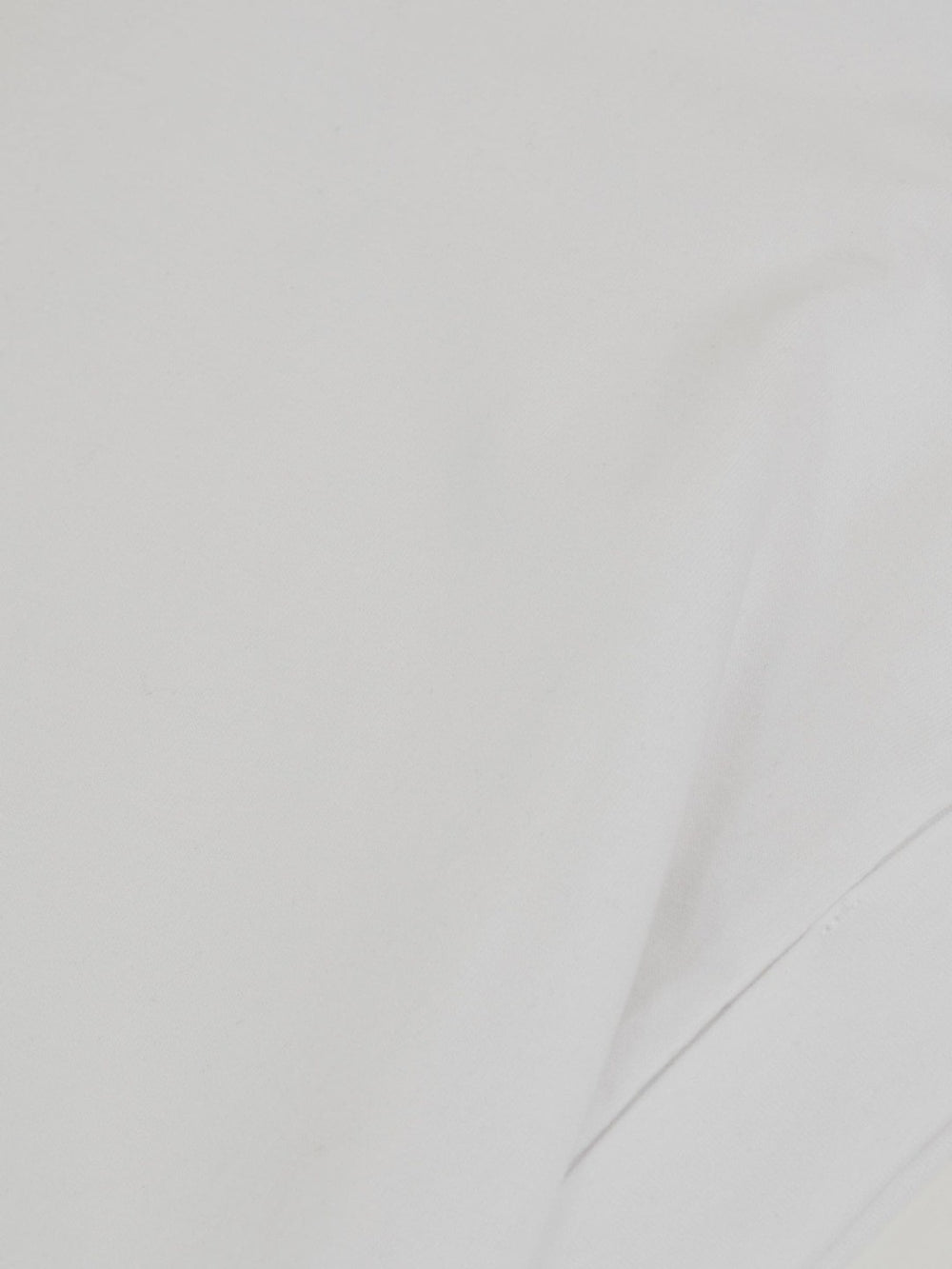 Women Brushed-Cotton Crew-Neck T-Shirt in White