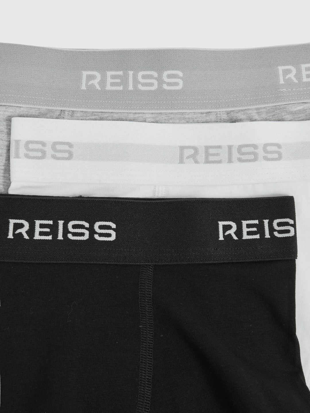 Children & Baby 9-13 yrs Stretch-Cotton Logo-Waistband Boxer Shorts 3 Pack in White/Grey/Black