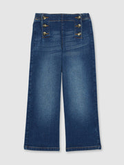 Children & Baby Straight-Leg Sailor Jeans in Blue