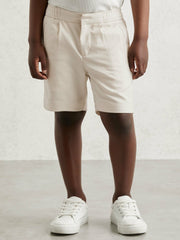 Children & Baby 3-9 yrs Relaxed Drawstring Shorts in Off White