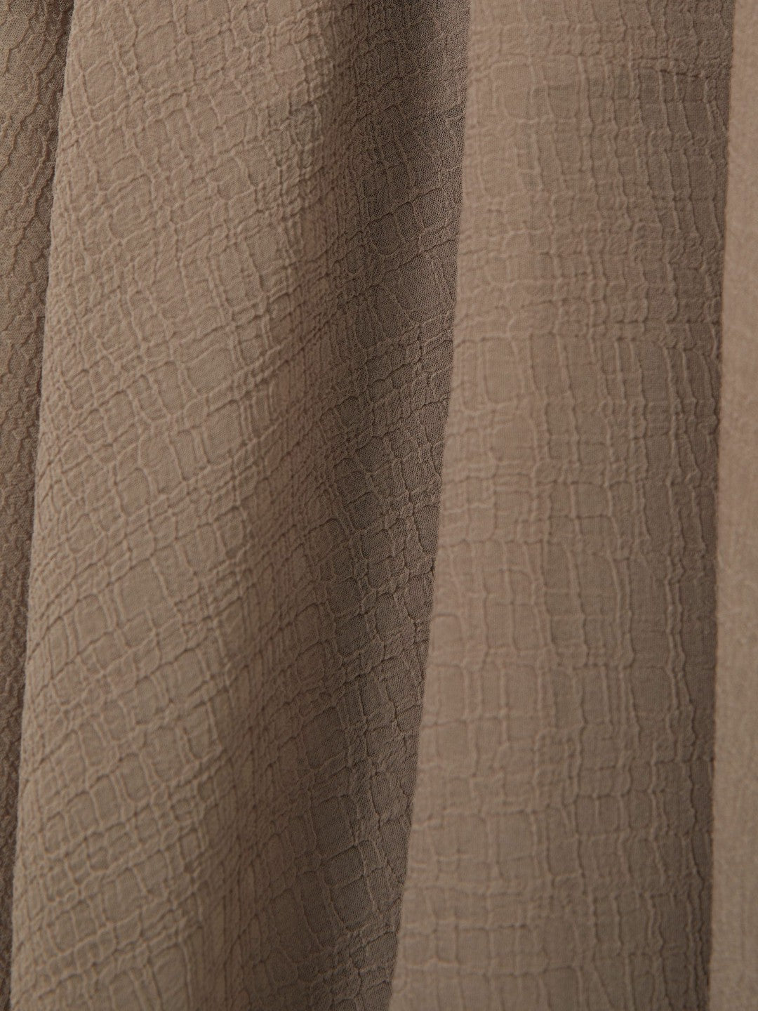 Women Petite Sheer-Overlay High-Low Shorts in Mink Neutral