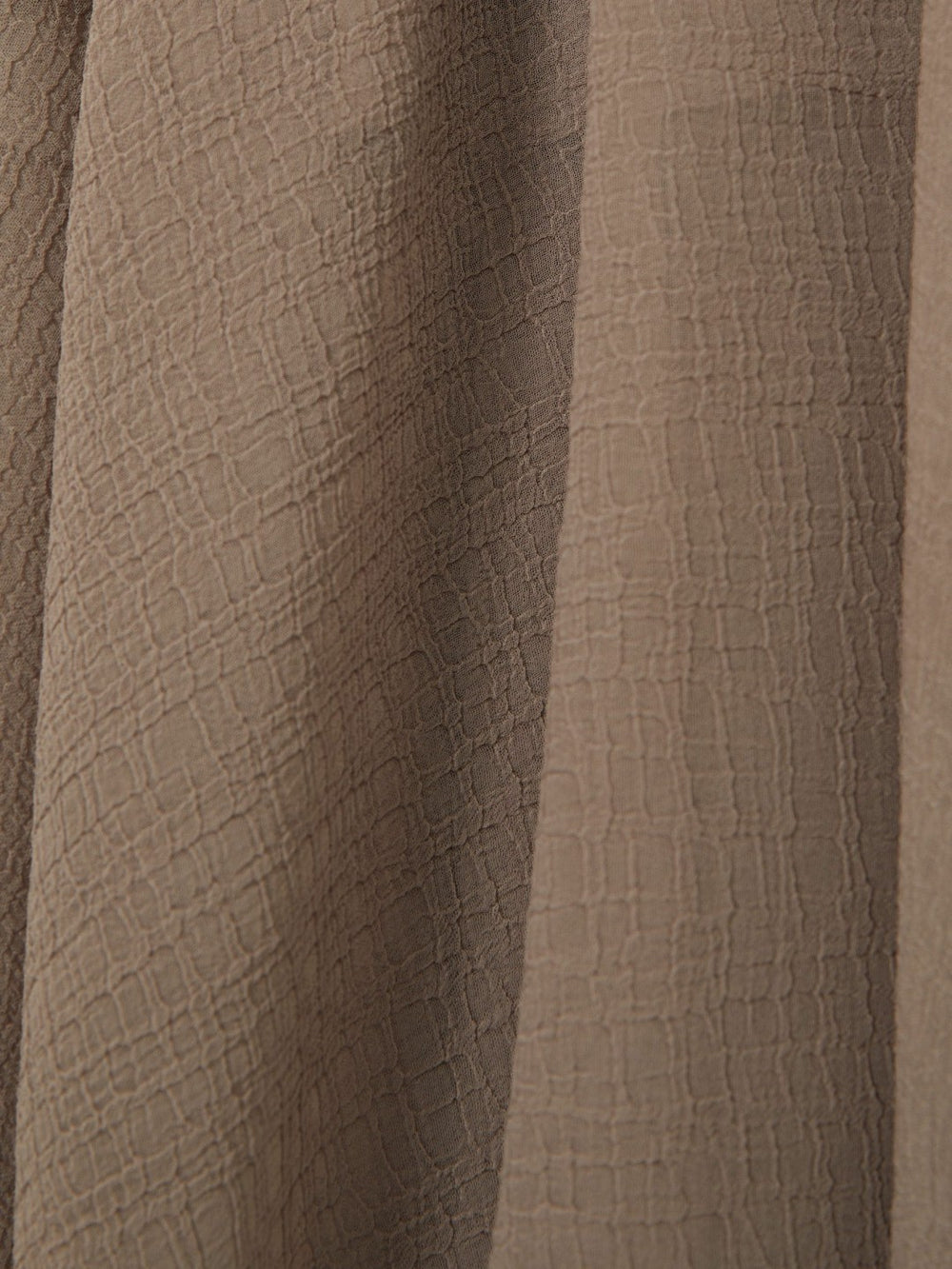 Women Petite Sheer-Overlay High-Low Shorts in Mink Neutral