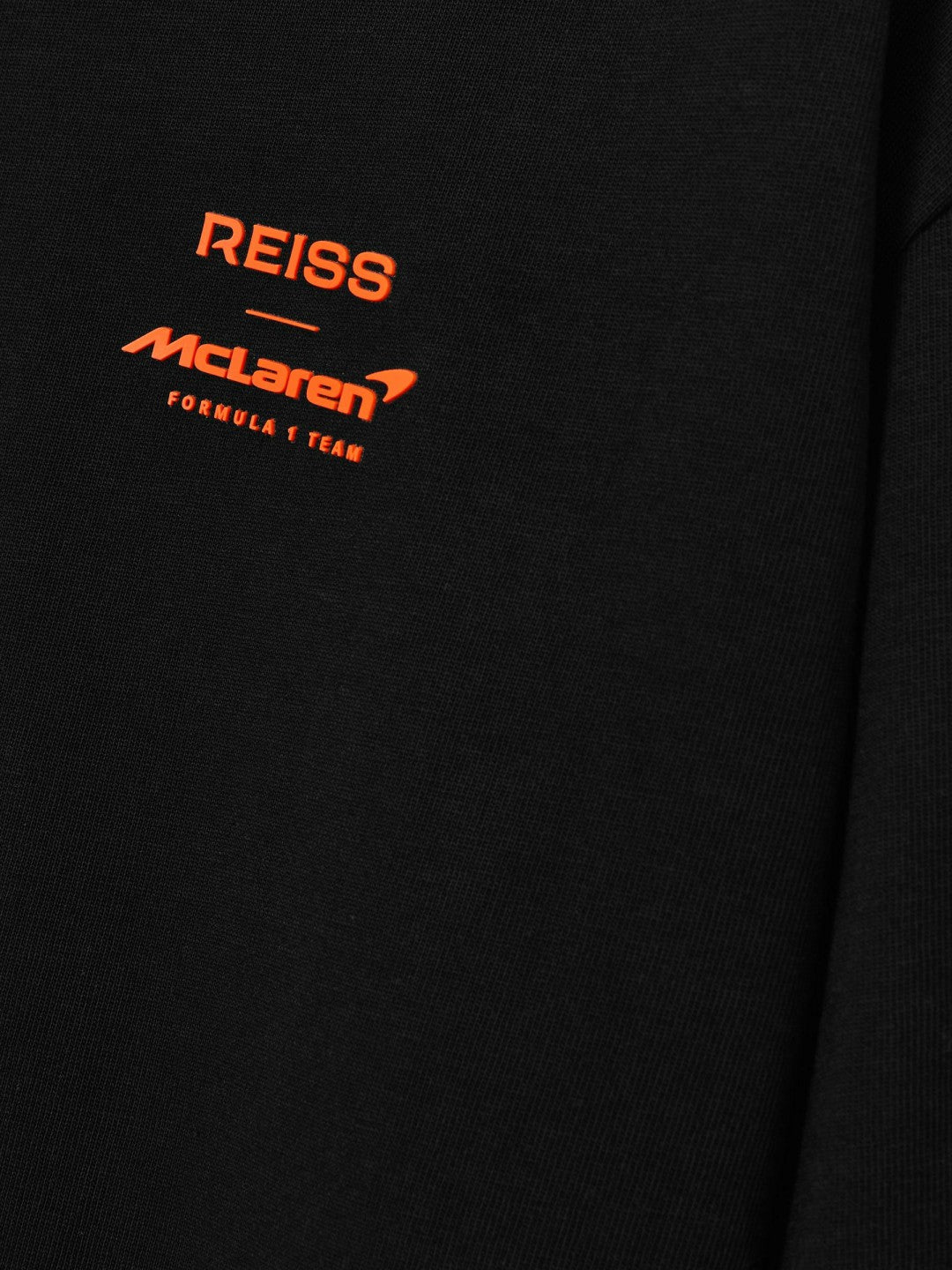 Men Unisex Fit McLaren F1 Team Tyre-Print T-Shirt in Black