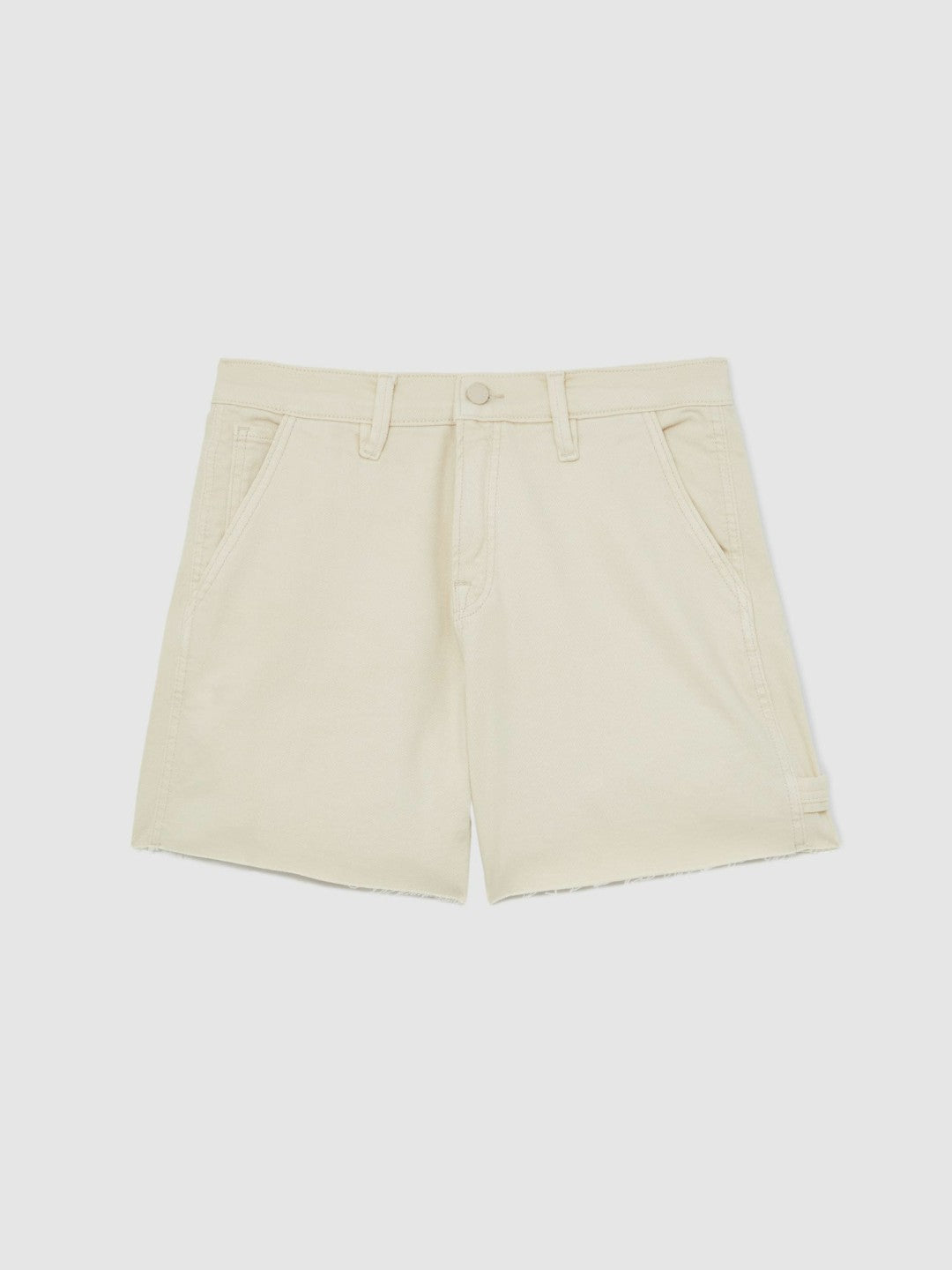 Women 90S Long Shorts in Ecru