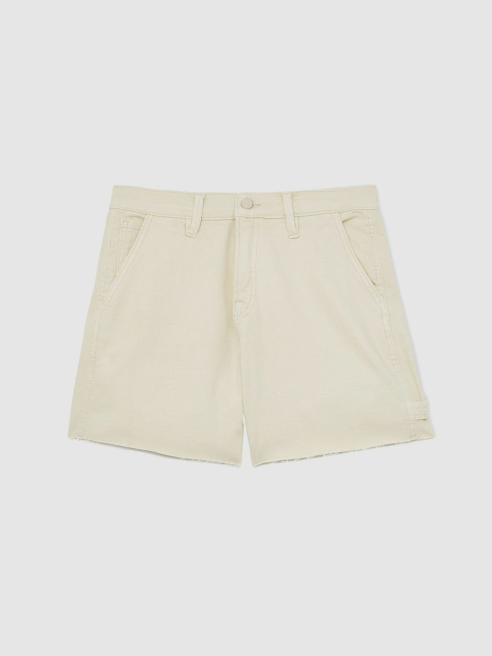 Women 90S Long Shorts in Ecru