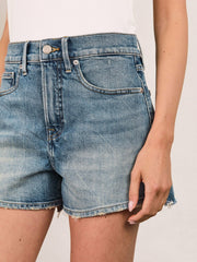 Women 90S Shorts in Indigo Blue