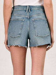 Women 90S Shorts in Indigo Blue