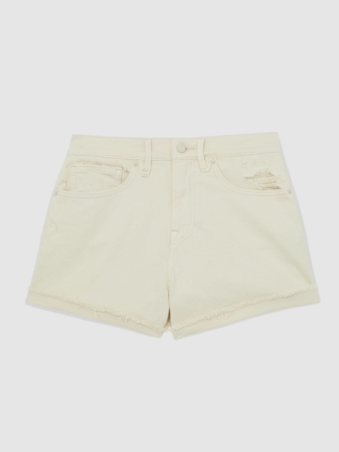 Women 90S Shorts in Ecru