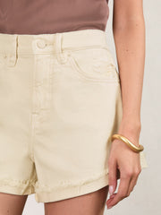 Women 90S Shorts in Ecru
