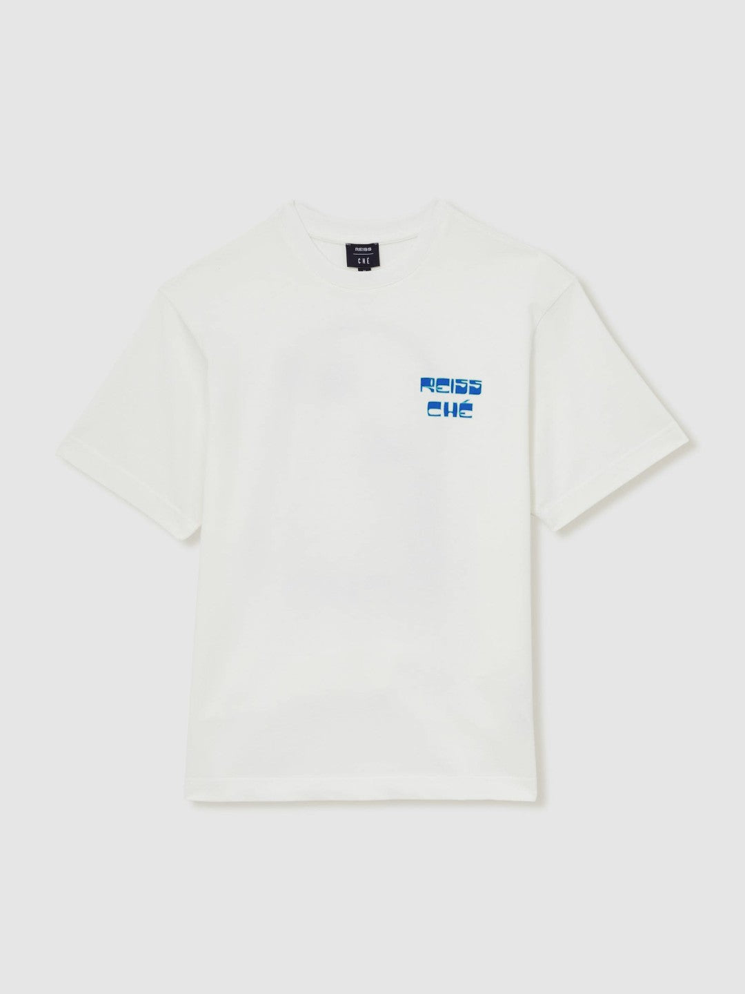 Men | Ché Cotton Palm-Print T-Shirt in White