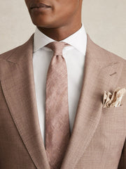 Men Double-Cuff Two-Fold Cotton Shirt in White