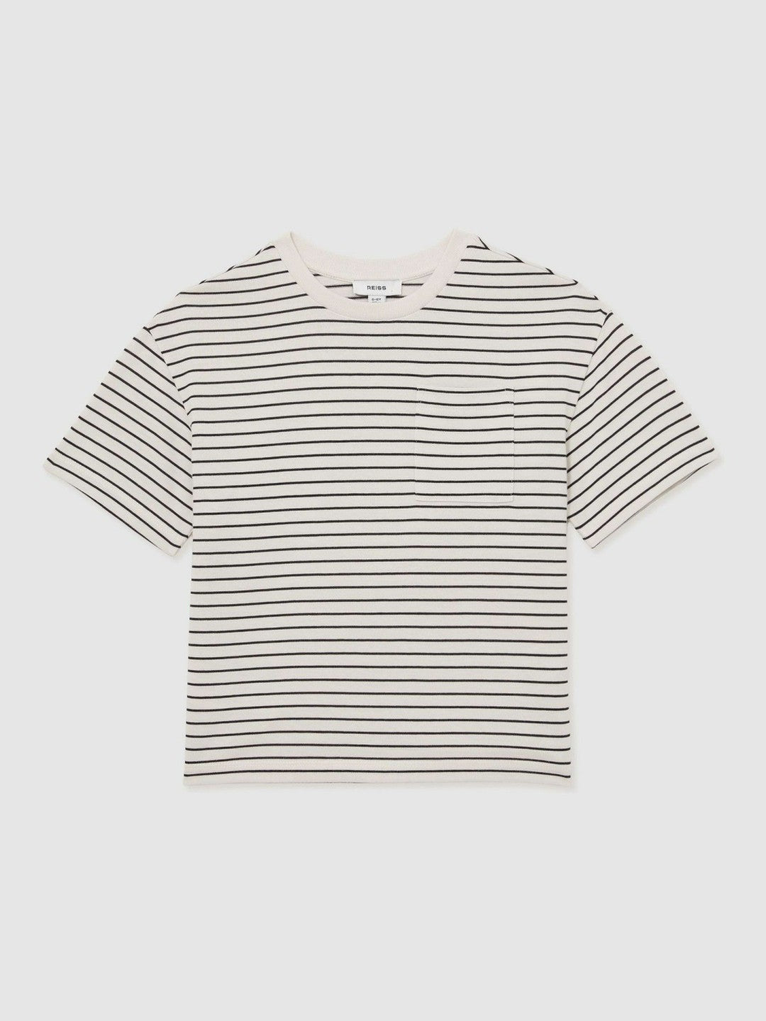 Children & Baby 3-9 yrs Cotton-Blend Stripe T-Shirt in White/Navy