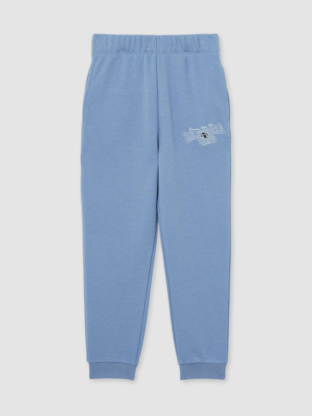 Children & Baby 13-14 yrs SmileyWorld Cuffed Joggers Unisex Fit in Blue