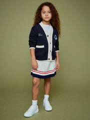 Children & Baby 3-9 yrs SmileyWorld Logo Cardigan Unisex Fit in Off White