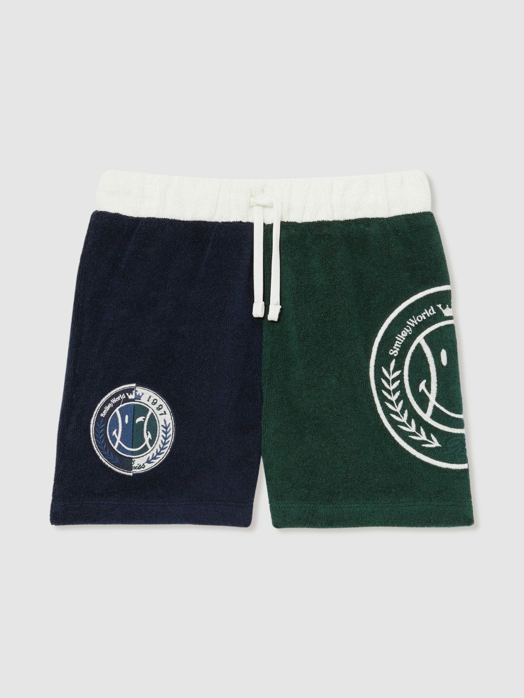 Children & Baby 9-13 yrs SmileyWorld Towelling Shorts in Blue