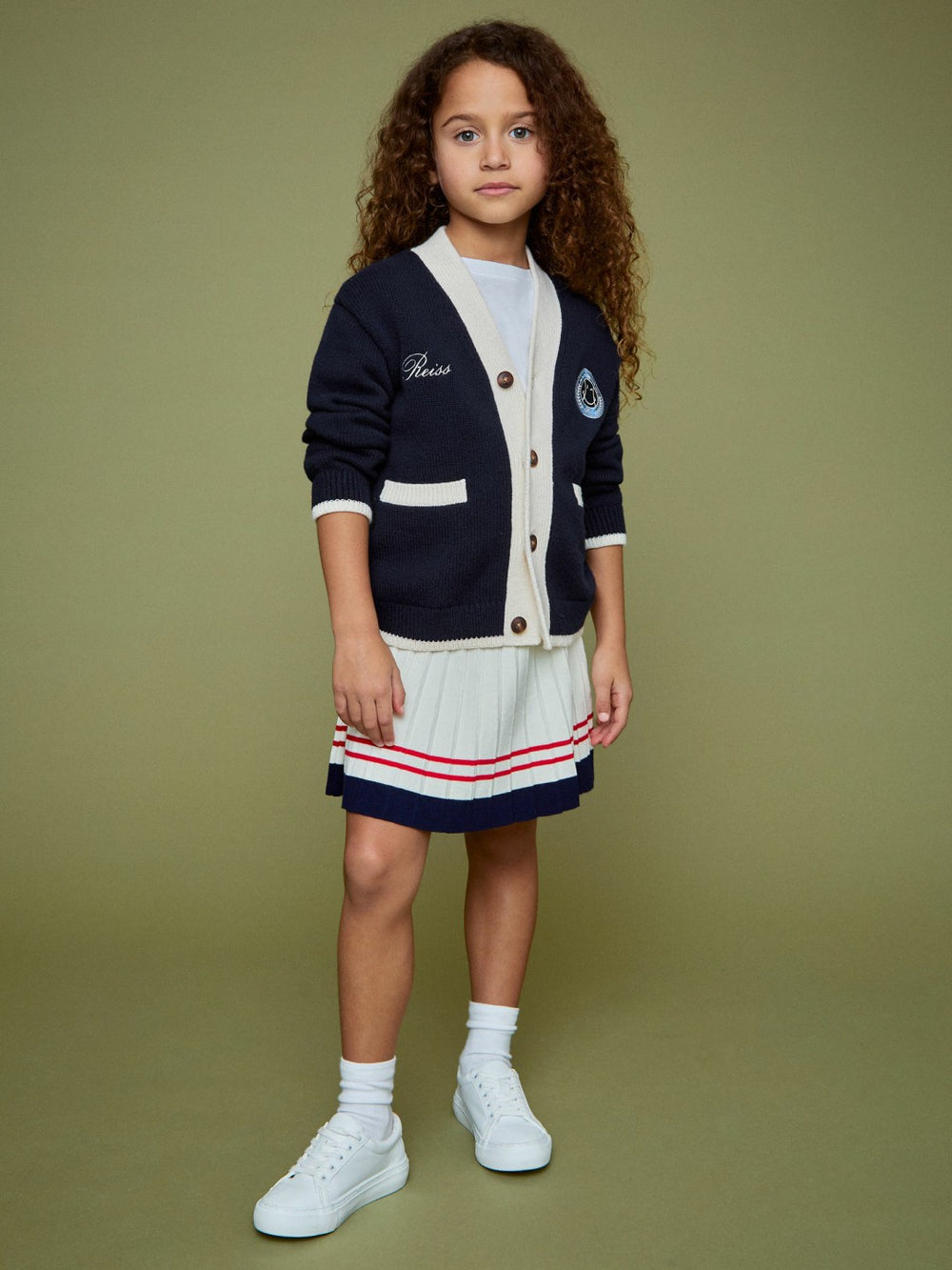 Children & Baby 9-12 yrs SmileyWorld Logo Cardigan Unisex Fit in Off White