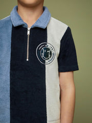 Children & Baby 3-9 yrs SmileyWorld Towel Polo Shirt in Blue