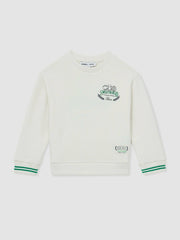 Children & Baby 3-9 yrs SmileyWorld Logo Sweatshirt Unisex Fit in White