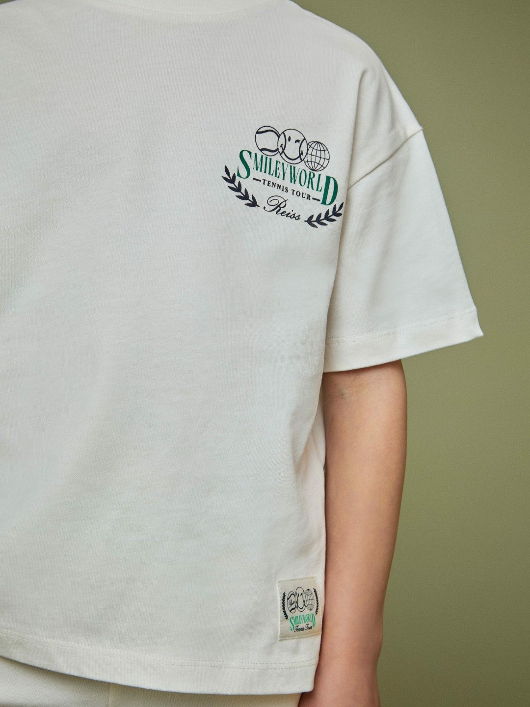 Children & Baby 3-9 yrs SmileyWorld Oversize T-Shirt in White