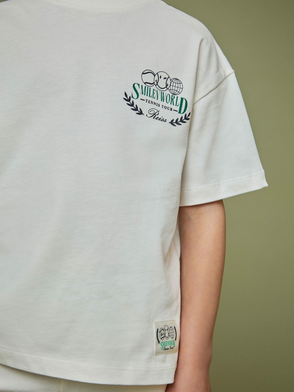 Children & Baby 3-9 yrs SmileyWorld Oversize T-Shirt in White