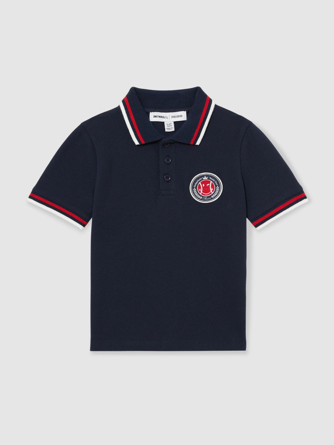 Children & Baby 3-9 yrs SmileyWorld Piqué Polo Shirt in Navy