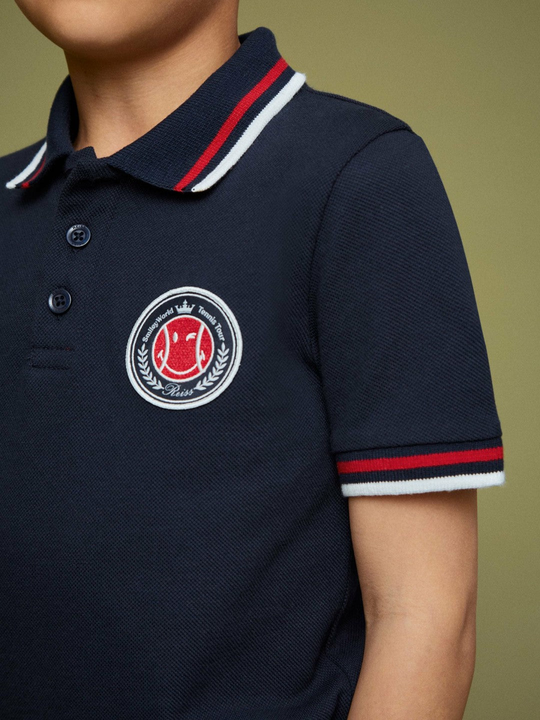 Children & Baby 3-9 yrs SmileyWorld Piqué Polo Shirt in Navy
