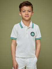 Children & Baby 3-9 yrs SmileyWorld Piqué Polo Shirt in White