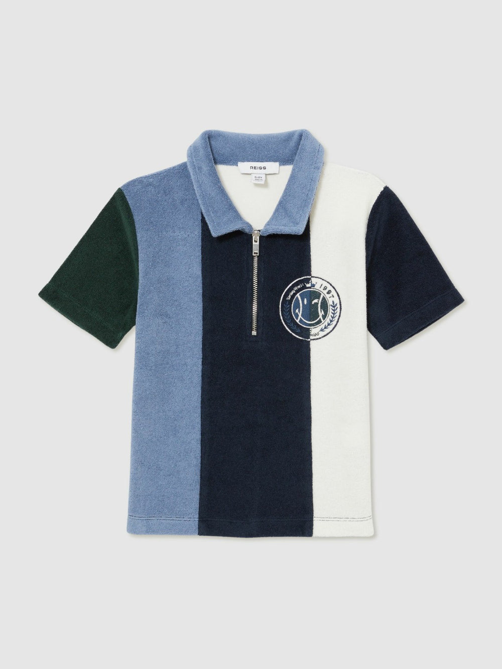 Children & Baby 13-14 yrs SmileyWorld Towel Polo Shirt in Blue