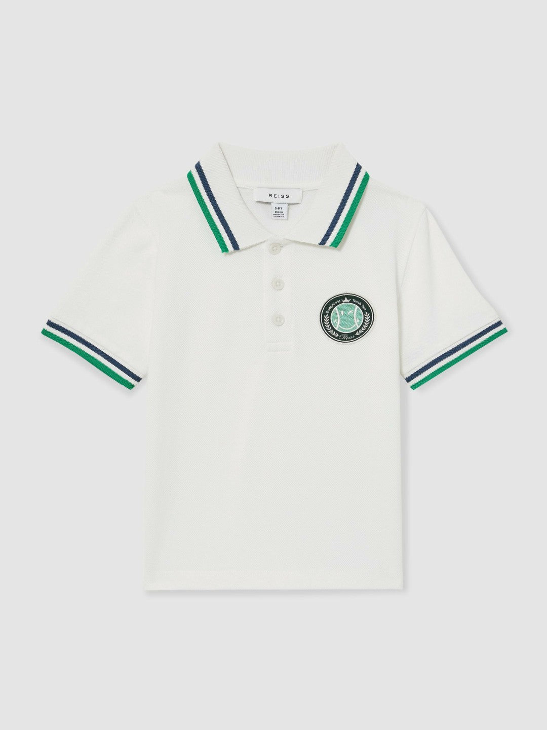 Children & Baby 13-14 yrs SmileyWorld Piqué Polo Shirt in White