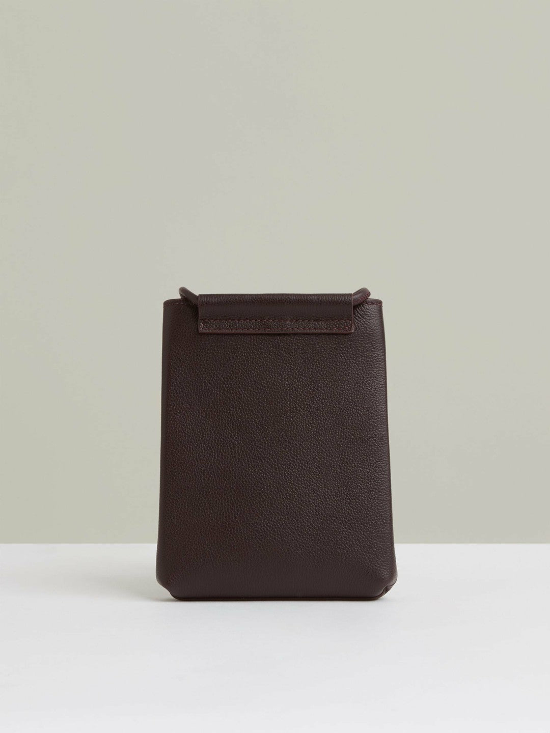 Women Leather Phone Holder in Oxblood