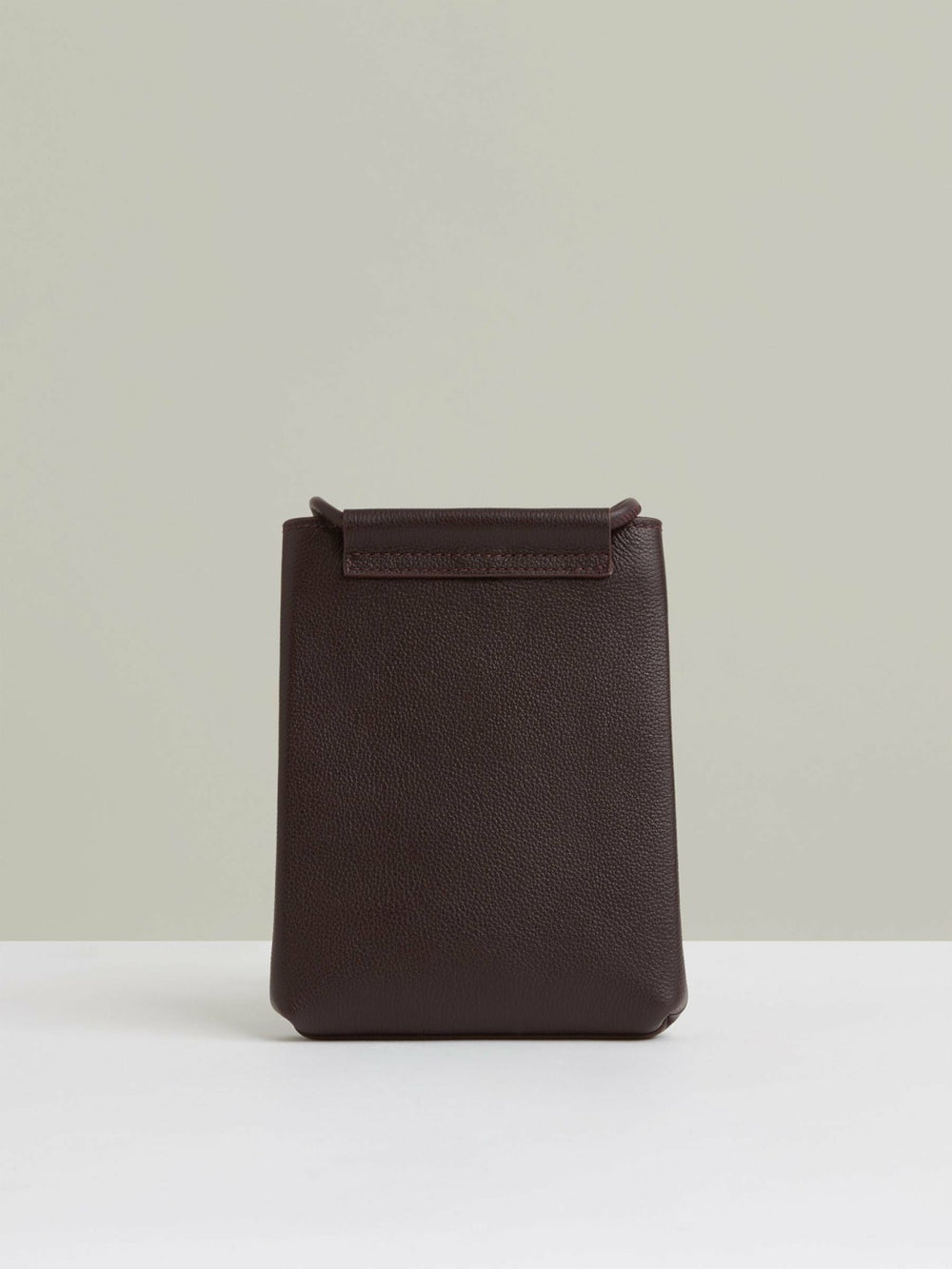 Women Leather Phone Holder in Oxblood