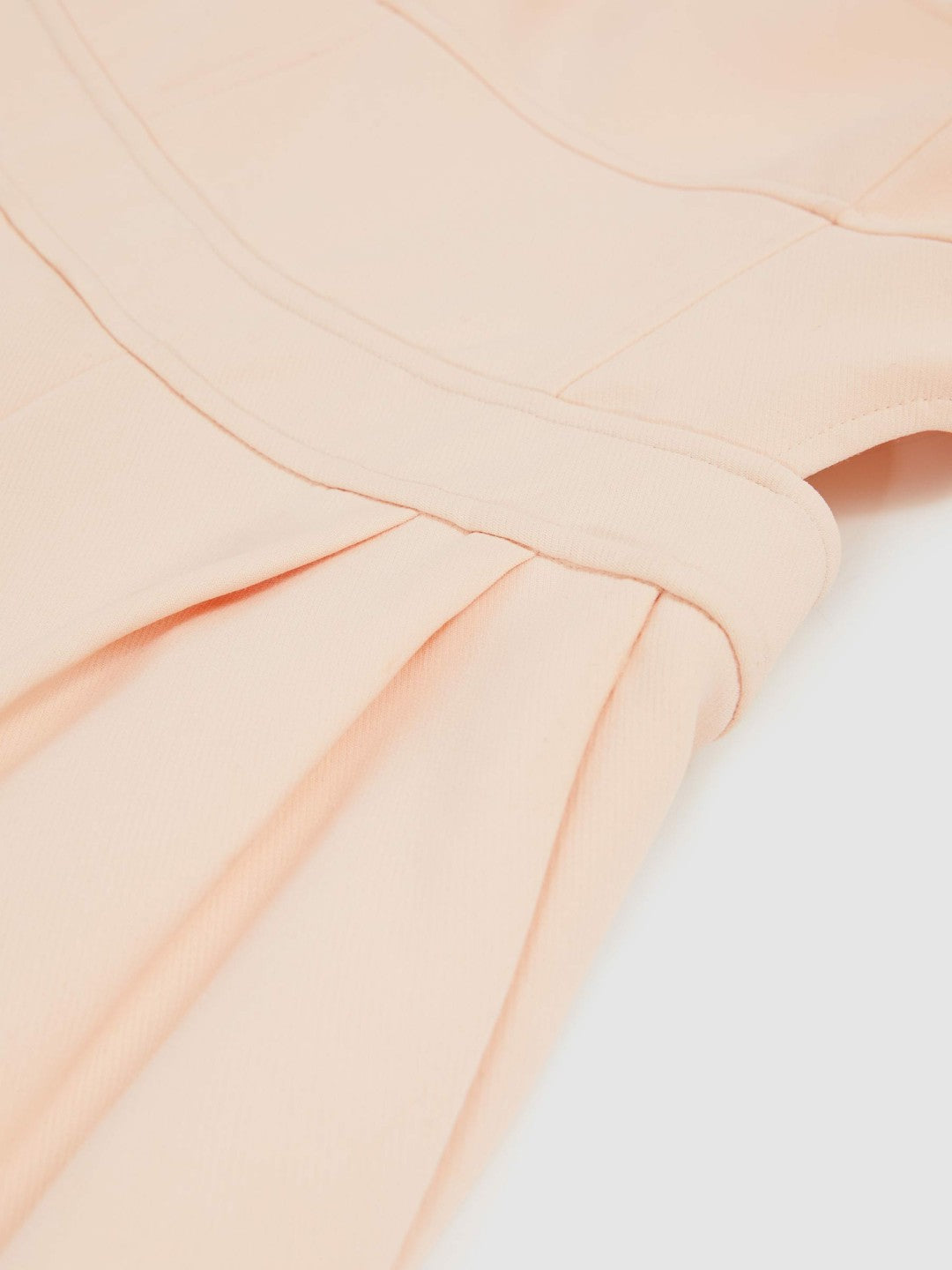 Women Wide-Leg Cut-Out Jumpsuit in Pale Pink