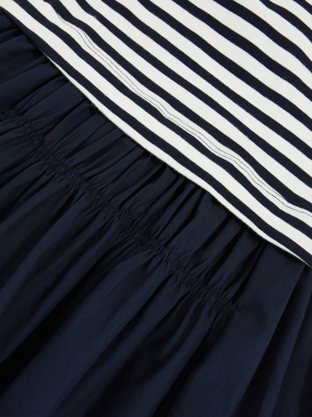 Children & Baby 13-14 yrs Cotton Layered Sleeveless Midi Dress in Navy